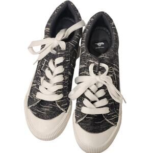 Rocket Dog  Cotton Sneakers w/ plush foam Dk Gray/White Women's Size 9.5